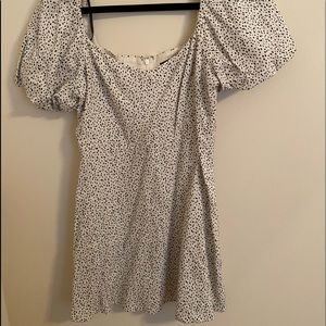 Black and White Mini Dress